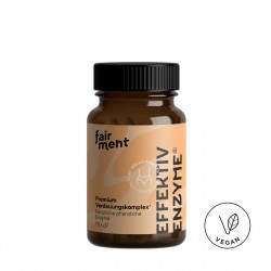 EffektivEnzyme – Complexe digestif vegan avec enzymes, levures et probiotiques – Fairment – 90 gélules