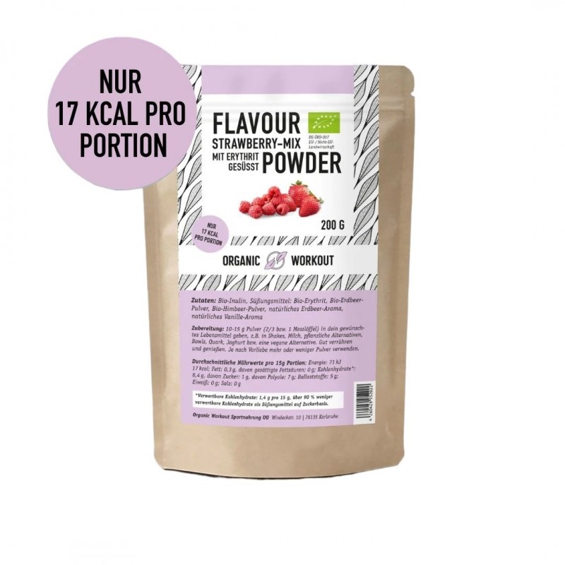 Poudre arôme frais bio Organic Workout