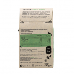 Crackers keto bio aux graines de lin dorées – JOICE- crackers low carb.