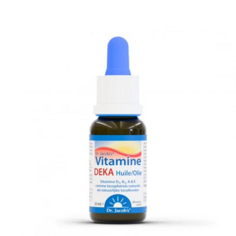 Synergie D3, K2, A, E – Vitamines liposolubles dans huile MCT coco – Dr Jacob’s