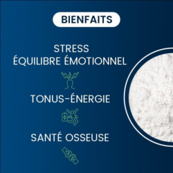 Magnésium bisglycinate chélaté Dynveo en poudre 250 g – pur, sans additif, forme hautement assimilable, bienfaits