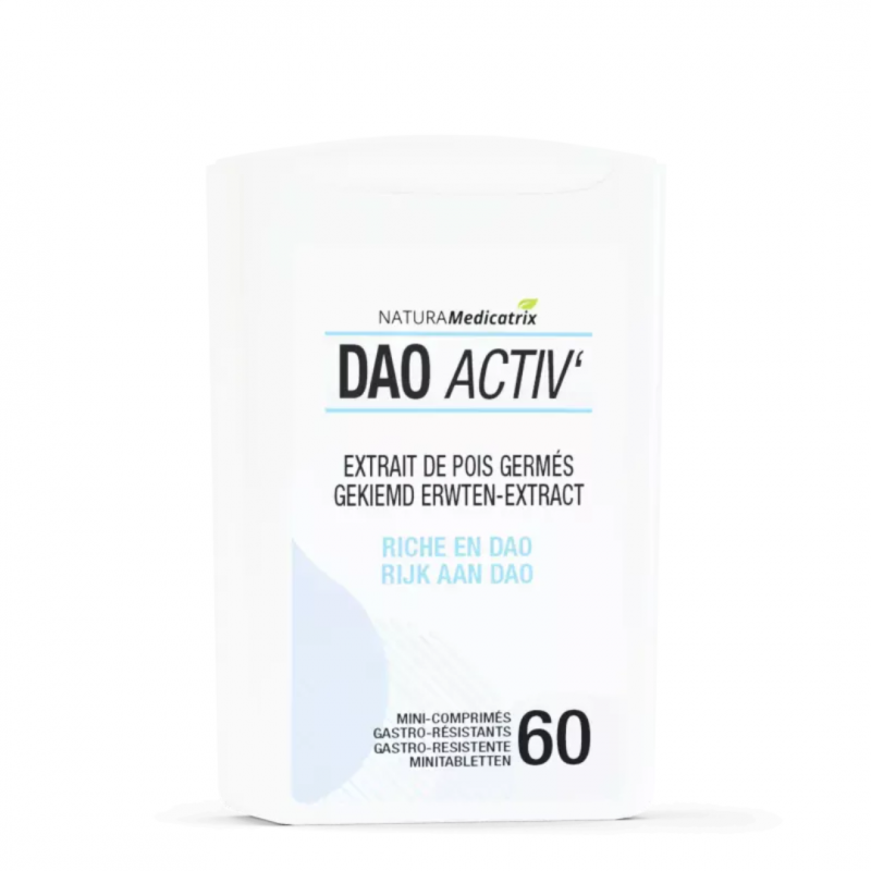 DAO activ’ NATURAMedicatrix, DAO végétale 20 000 HDU, 60 comprimés