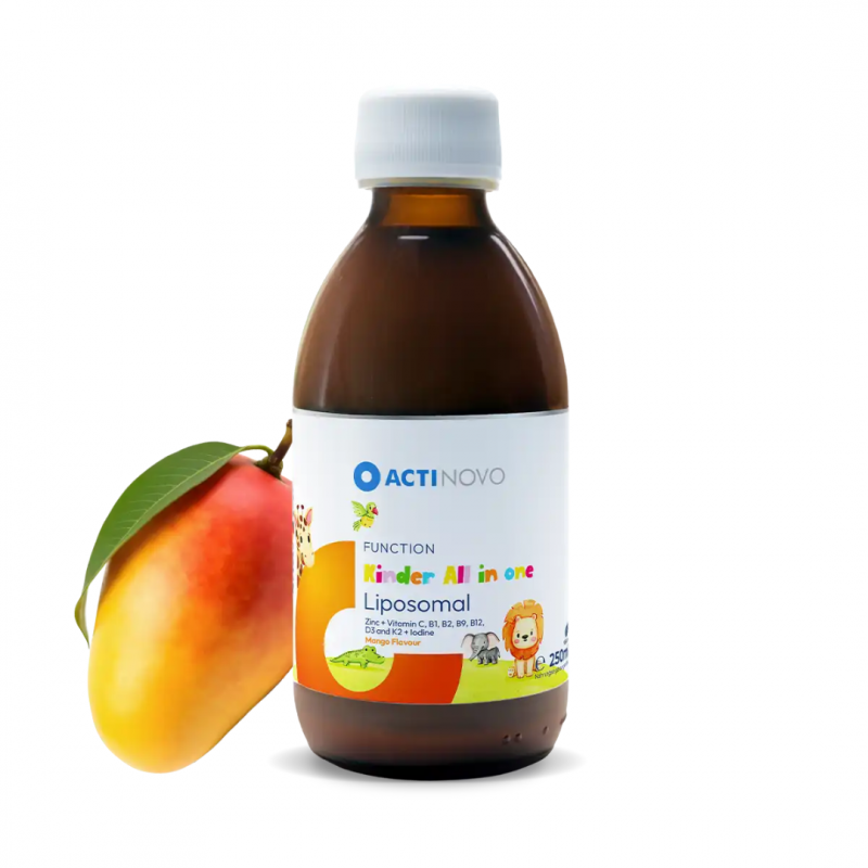 All In One  complément Enfant Liposomal ActiNovo – vitamines et minéraux goût mangue