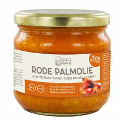 Huile de palme rouge bio Amanprana – 325 ml – riche en carotènes et vitamine E, 100% pure et naturelle