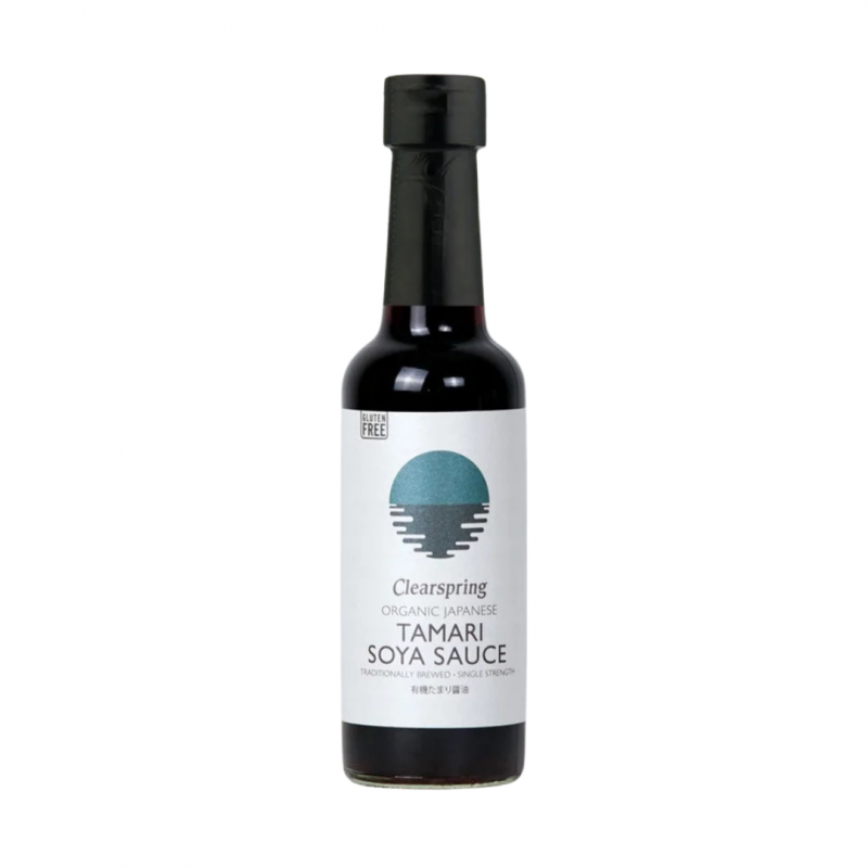 Sauce Tamari japonaise bio sans gluten Clearspring 250 ml fermentée 9 mois