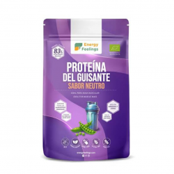 Sachet Energy Feelings Protéine de Pois Bio Nature 500 g, poudre de protéine végétale issue de pois biologiques.