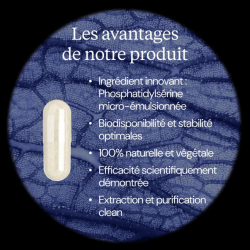 Dynveo Phosphatidylsérine végétale, avantage du produit