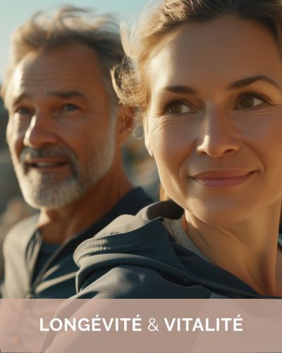 Couple actif en plein air – longévité et vitalité