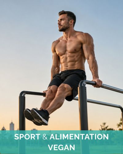 Sport et alimentation vegan – entraînement de renforcement musculaire en extérieur